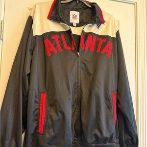 NFL Atlanta Black and Red Varsity Jacket